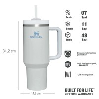 Stanley Quencher Pipetli Termos Bardak 1.18 LT